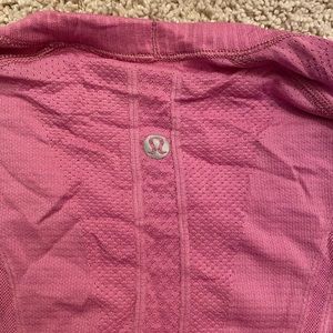 Bubblegum pink lululemon long sleeve.